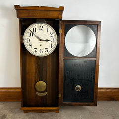 Wall clock, Mack Hurlbut, New Haven Clock Co., Vintage