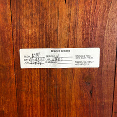 Wall clock, Mack Hurlbut, New Haven Clock Co., Vintage