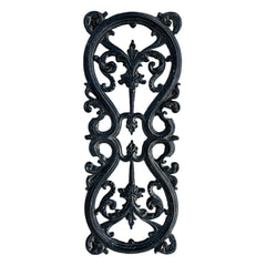 Decorative Cast Iron Scrollwork, Black