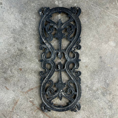 Decorative Cast Iron Scrollwork, Black