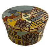 Hand Painted Wood Box With Lid, Crafted in Germany