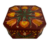 Hand Painted Wood Wedding Box, Made in Germany