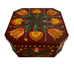 Hand Painted Wood Wedding Box, Made in Germany