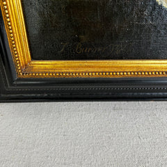 Josef Burger (1887) Original Art, Still Life, Flowers, Framed