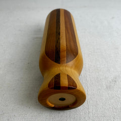 David Collier Handcrafted Kaleidoscope, Mixed Wood, Signed by Artist