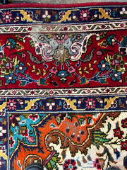 AMC Wool Area Rug, Pakistan, Red with Multi-Colored Accents, Traditional, sku: 032362