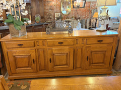 Sideboard Cabinet Made in Belgium, French Oak, Iron Hardware, Sku 033998