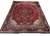 AMC Wool Area Rug, Pakistan, Red with Multi-Colored Accents, Traditional, sku: 032362