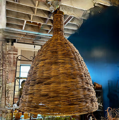 RH Restoration Hardware Panama Handwoven Pendant Light, sku: 032354