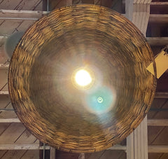 RH Restoration Hardware Panama Handwoven Pendant Light, sku: 032354
