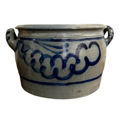 Westerwald Salt Glazed Ceramic Crock Pot, Made in Germany