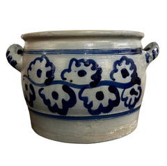 Westerwald German Ceramic Crock Pot, Salt Glazed, New Old Stock