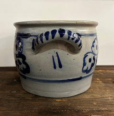 Westerwald German Ceramic Crock Pot, Salt Glazed, New Old Stock