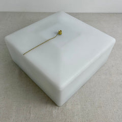 Wac Lighting Ceiling Mount Frosted Glass Light, Square