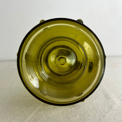 Green German Pitcher, Inscribed in German, Vintage