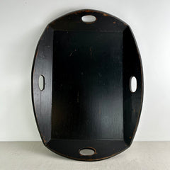 Butler's Tray, Wood, Four Handle, Painted