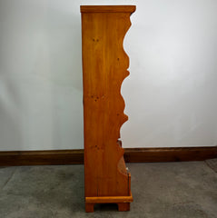 Colonial Pinewood Shelf Unit with Lower Drawers