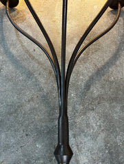 International Ironware Tall Wall Mounted Lights, Five Candlelights