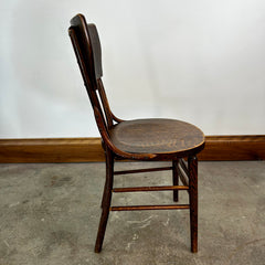 Antique Bentwood Café Chair, Oak