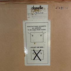 "Donelle LA" Mirror, Birds Eye Maple Framed, Beveled Edge Glass