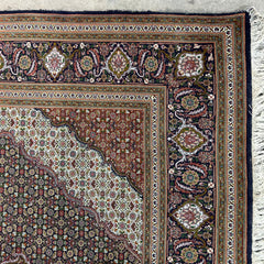 Middle Eastern Hand Knotted Wool Area Rug