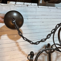 Ironware International Lantern Style Hanging Light, Hexagon