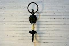 Visual Comfort (BZ) Wall Sconce, Verdigris Finish, Hurricane Shade, sku: 032527