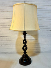 Bradburn Gallery Table Lamp, Bronze Twist Metal Base, Shade