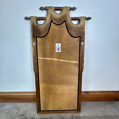 Harrison Gil Carved Wood Mirror with Swag, Jabot Detail