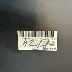 Powell Mirror, Black with Intricate Design, Vertical, Rectangle