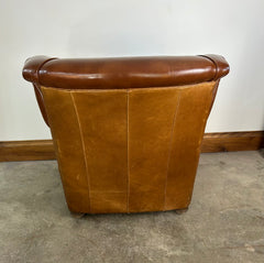 Mitchell Gold Slifer Wingback Leather Chair