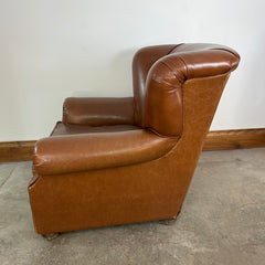 Mitchell Gold Slifer Wingback Leather Chair