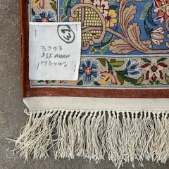 Shahab Pour Rug, Tree of Life Pattern, Wool Silk Blend, Hand Knotted