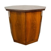Mid Century Modern Octagonal End Table
