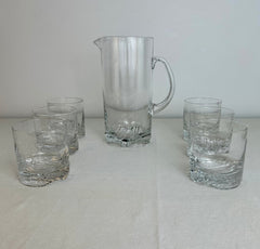 Round Silver Plated Tray with Glass Center