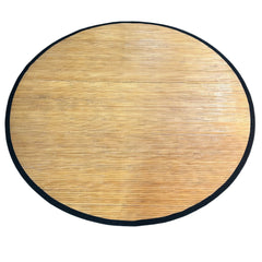 Anji Mountain Split Bamboo Rug, Round