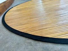Anji Mountain Split Bamboo Rug, Round