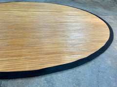Anji Mountain Split Bamboo Rug, Round
