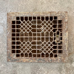 Iron Grate, Air Vent, Vintage