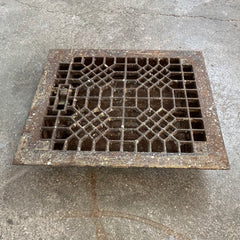 Iron Grate, Air Vent, Vintage