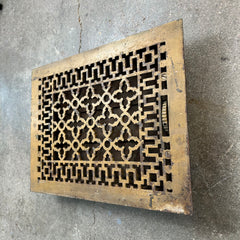 Iron Grate, Air Vent, Vintage