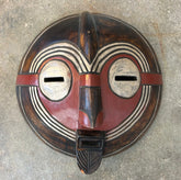 African Round Face Closed Eye Mask