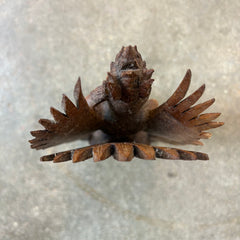 Wood Carving of Garuda with Vishnu, Hindu