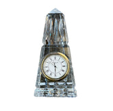 Waterford Cut Crystal Obelisk Clock