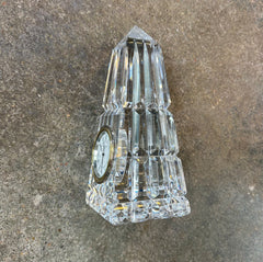 Waterford Cut Crystal Obelisk Clock