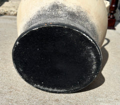 Decorative Jug, "Bourgogne", Large, Cream and Gray Color