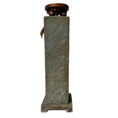 Uttermost, Candle Holder, Slate, Copper Color Top, Large