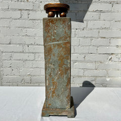 Uttermost, Candle Holder, Slate, Copper Color Top, Large