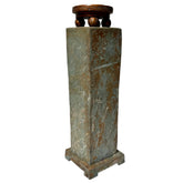 Uttermost, Candle Holder, Slate, Copper Color Top, Large