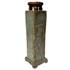 Uttermost, Candle Holder, Slate, Copper Color Top, Large